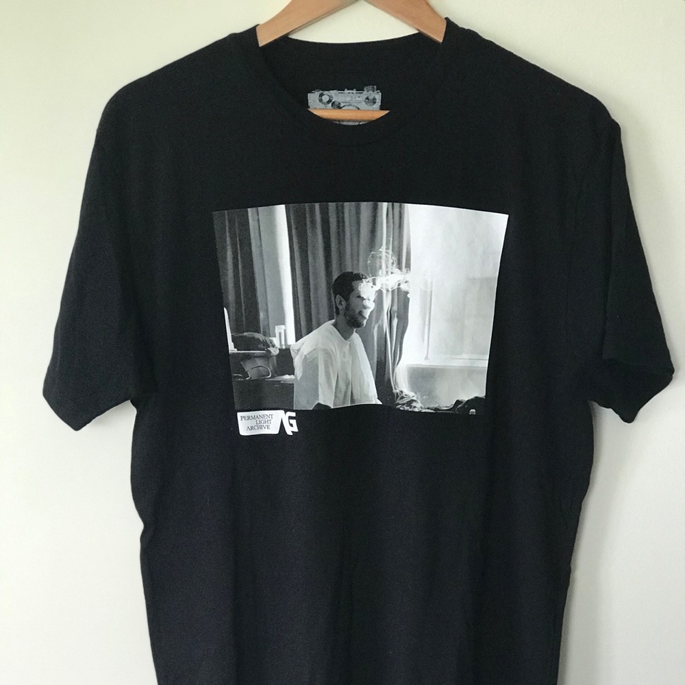 Analog smoke session t shirt black